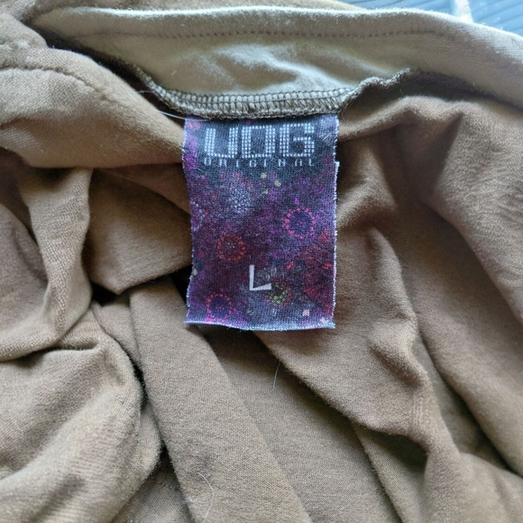 Floral Embellished Brown and Yellow Women's Tank Top - Picture 4 of 5